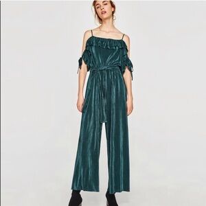 Zara long ruffled jumpsuit✨